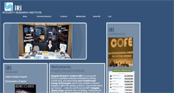 Desktop Screenshot of integrityresearchinstitute.org